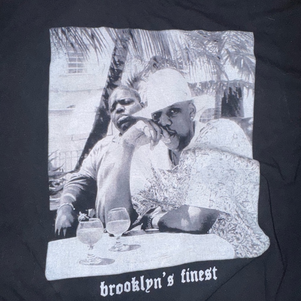 Biggie Smalls X Jay Z Brooklyn’s Finest Black T Shirt